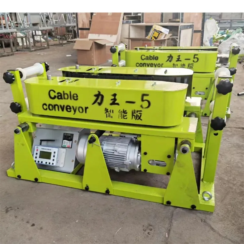 Small Cable Conveyor Transfer And Stringing Equipment Easy To Operate Cable Manufacturing Equipment