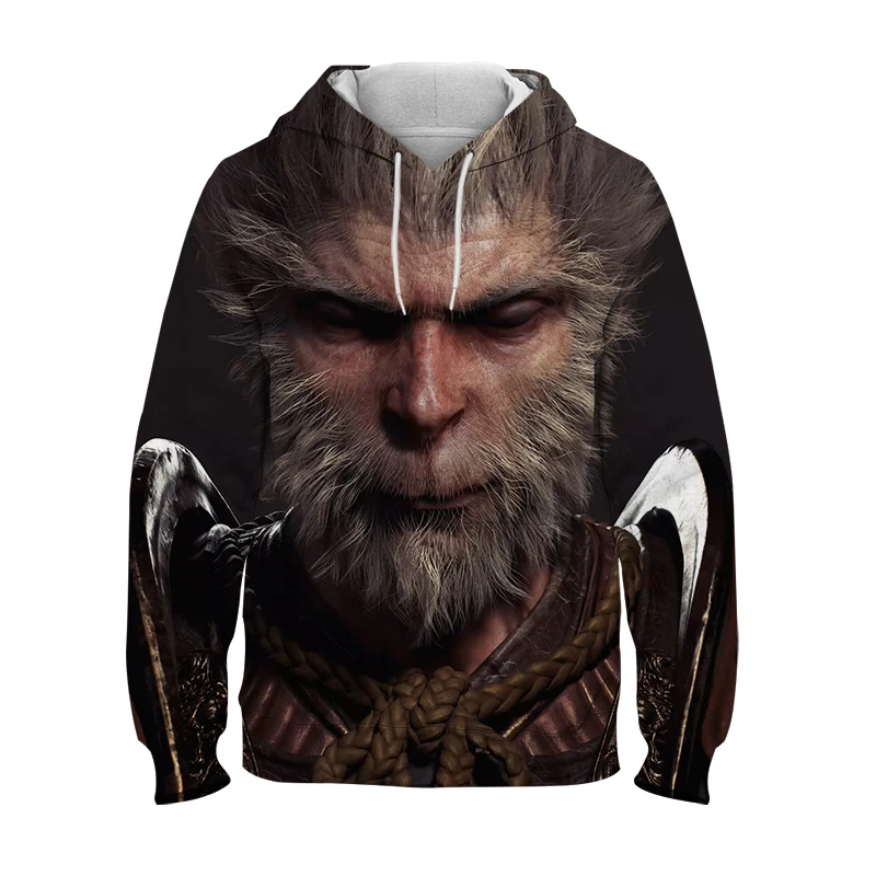 

New Game Black Myth Wukong 3D Print Hoodies Men Women Oversized Hoodie Pullovers Hooded Sweatshirt Tracksuit Coat Kid Clothing