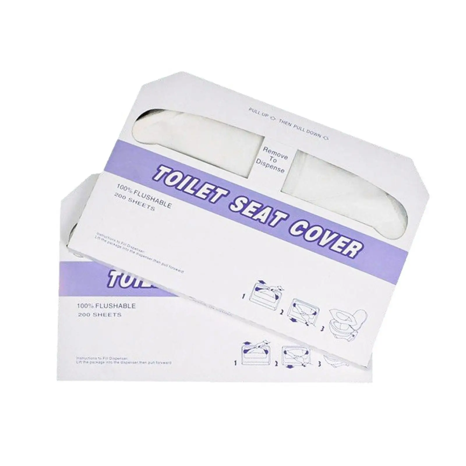 

Portable Disposable Toilet Seat Covers Biodegradable Paper Protection for Adults Kids Public Restroom Hotel Use