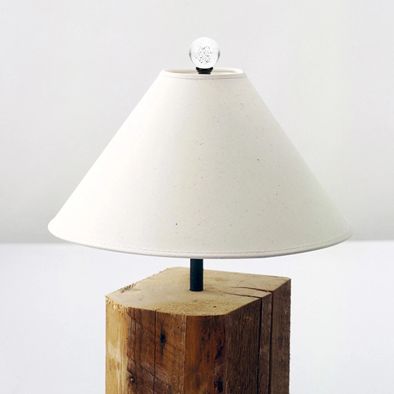 

Black Knob Decorative Lighting Table Lamp Floor naments Finials Caps Tapped Aluminum Alloy Multi Functional Home