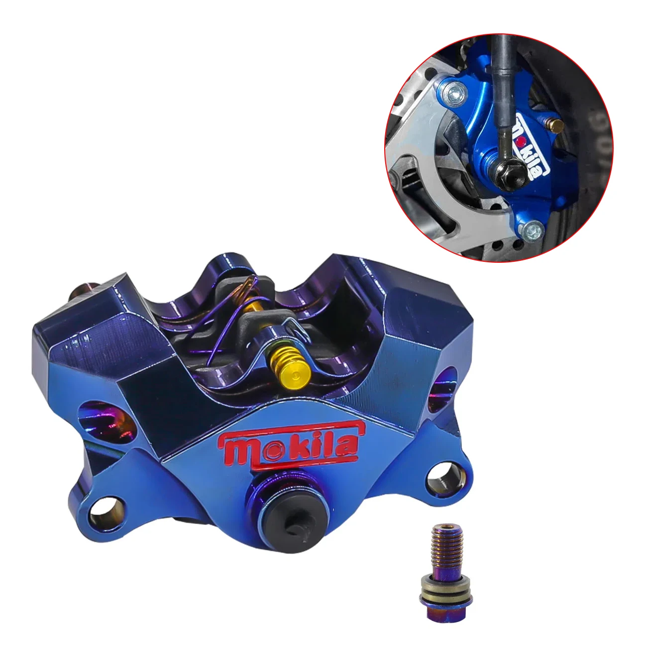 MOKILA Electric Motorcycle Refit Piston Brake Caliper Pump Niu Technologies CrabCaliper Lower Pump Universal Disc Brake Assembly