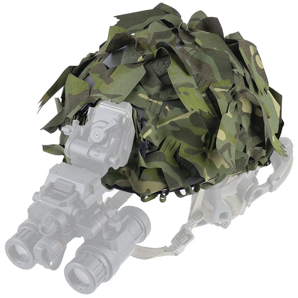 Cubierta de casco camuflaje 3D táctica – Corte láser airsoft - imagen 5