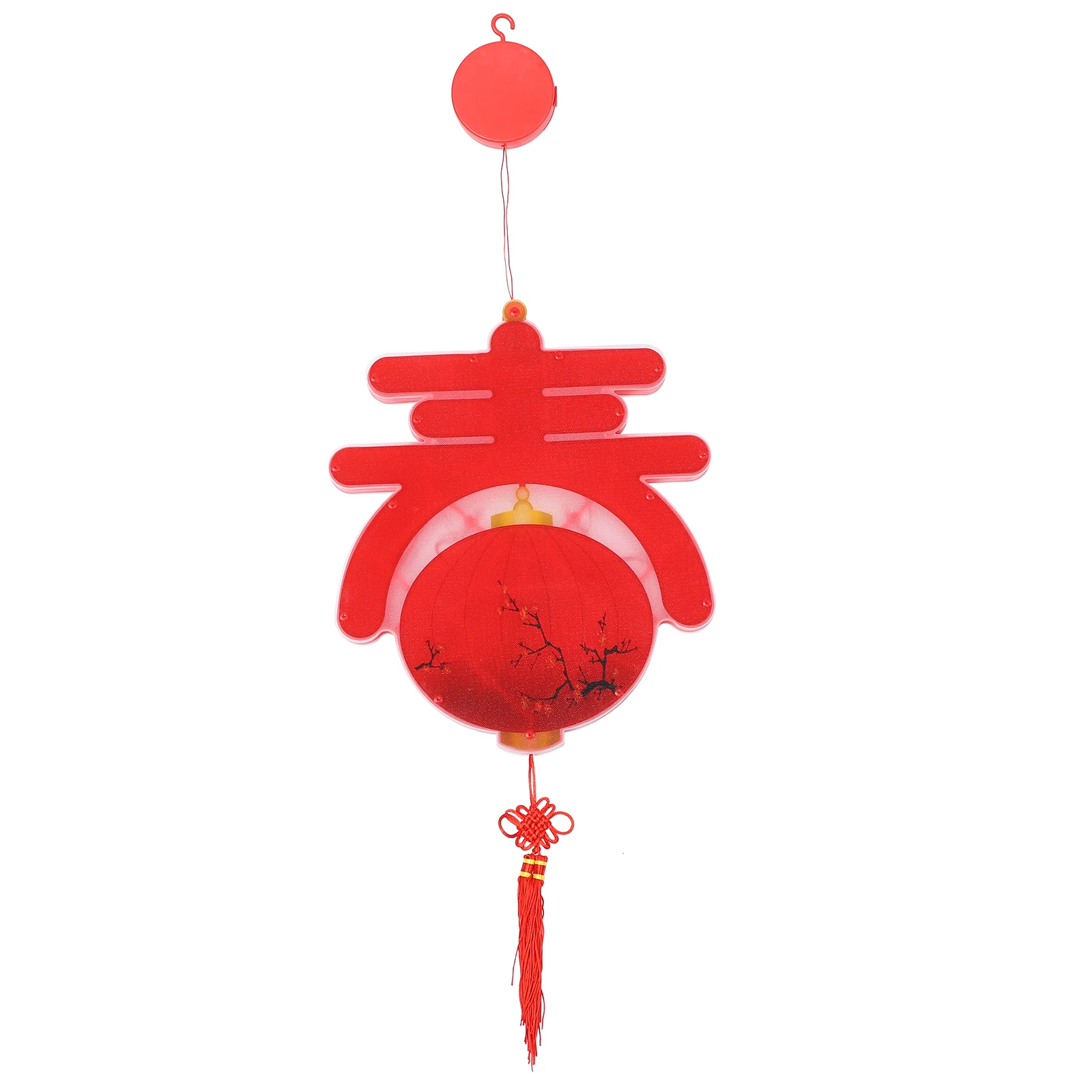 

1Pcs Chun Word Suction Cup Lamp New Year Hanging Light Pendant LED Festival Room Hanging Decorative Lamp
