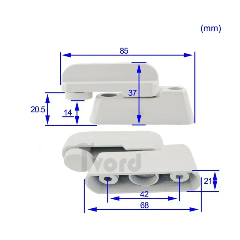 1PCS High Quality Home Balcony Practical Replacement Security UPVC Window Door Lock Door Lock, Safety Bar, Handle, Sweep Latch