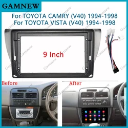 9 Inch Car Fascia Frame Kit Android Dashboard Kit Face Plate Frame Fascias For TOYOTA Camry (V40)/ Vista (V40) 1994-1998