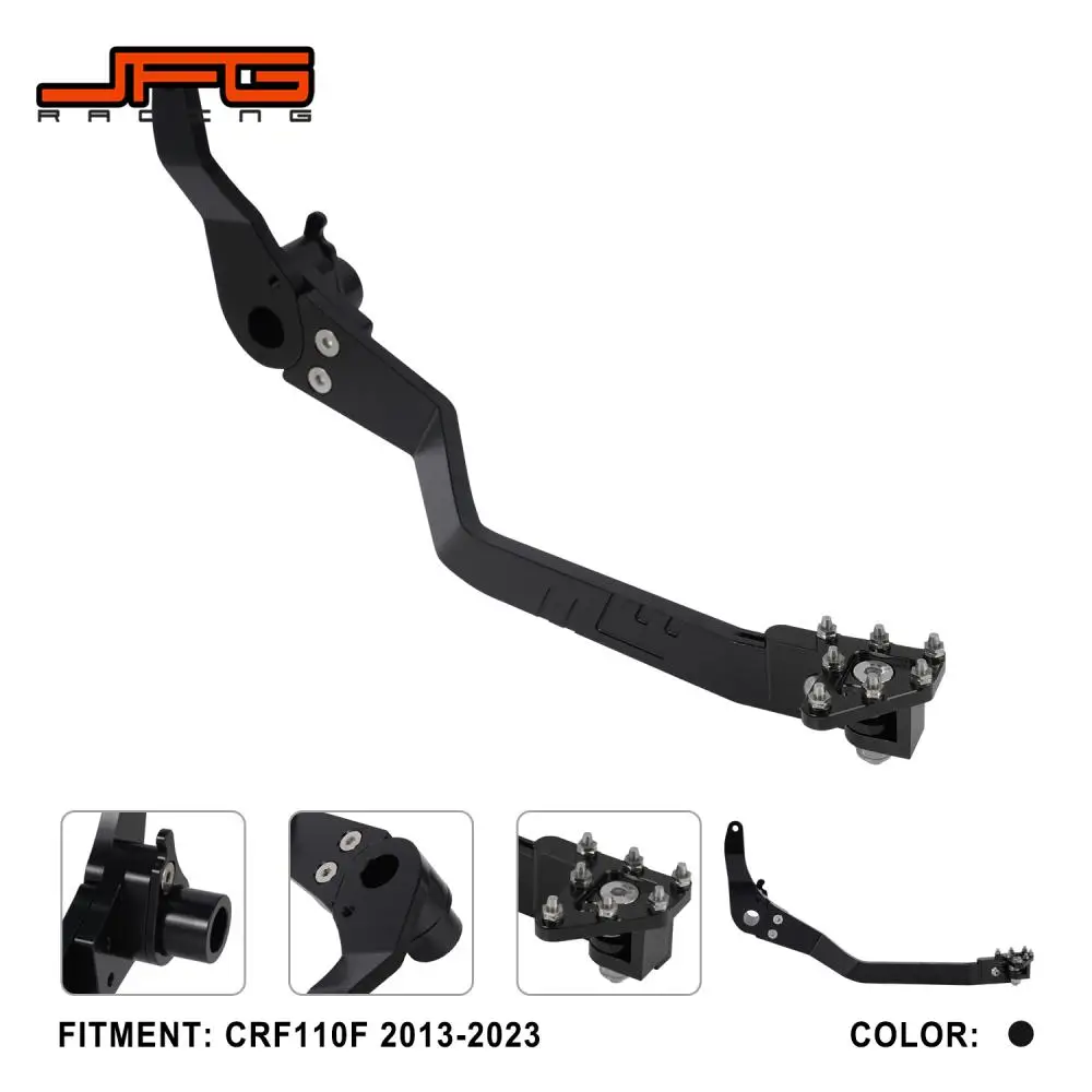 

Motorcycles Rear Foot Brake Lever Pedal CNC 6061 Aluminum Anodic Oxidation For Honda CRF110F 2013-2023 Dirt Bike