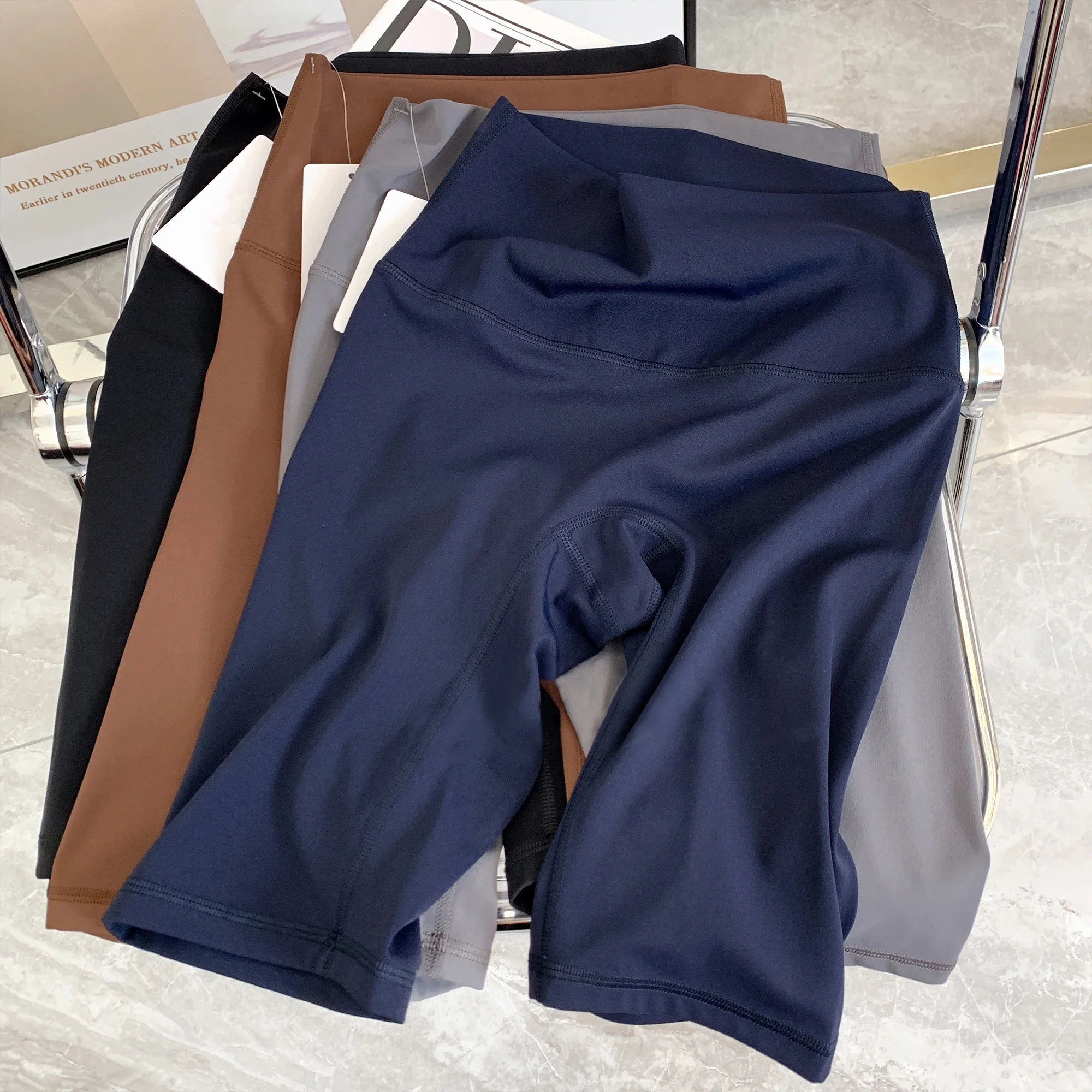 

Летние шорты для йоги, эластичные дышащие колготки, леггинсы, быстросохнущие спортивные шорты для фитнеса, йоги, велоспорта, спортивного зала