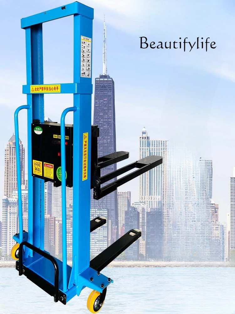 Electric Portable Loading and Unloading Truck Handling Small Automatic Lifting Stacker