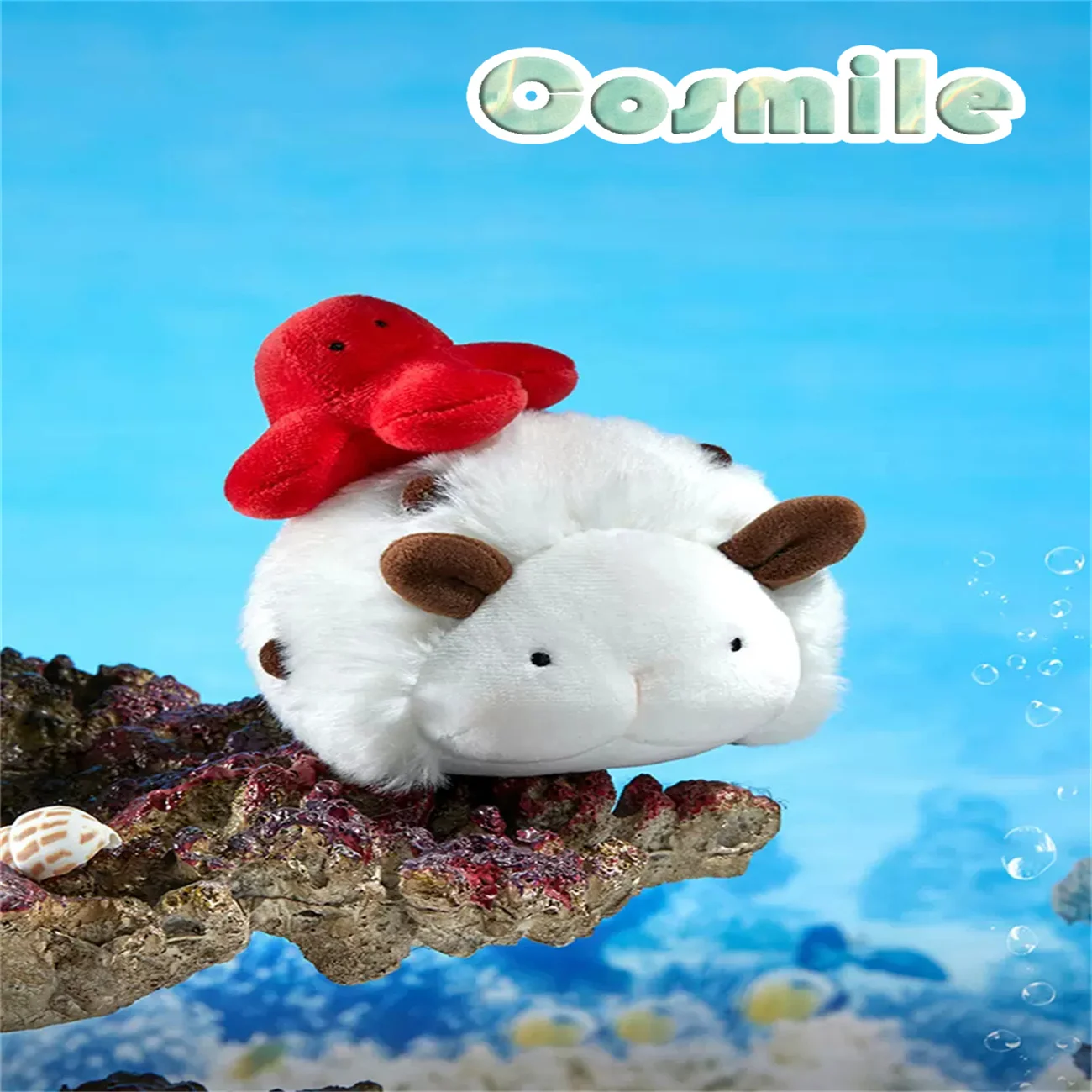 

Cute Mushrooms Octopus Strawberry Sea Slugs Ovula Ovum Stuffed Plushie 10cm Plush Mini Doll Toy Keychain SL