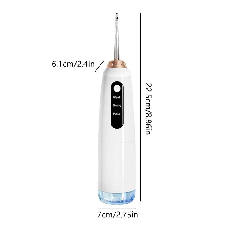 Irrigador bucal inalámbrico, hilo Dental recargable, chorro de agua portátil, tanque de agua de 500ml, limpiador de dientes impermeable para cuidado bucal