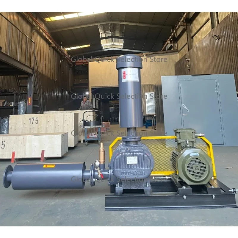 

JYSR80 7.5hp 440v 60hz Three-phase Three-leaf Roots Blower Aeration Pump