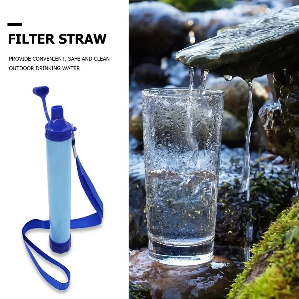 

Mini Mini Water Filter Straw Purifier Direct Drinking Purification Water Filter Survival Portable Drinking Water Filtering Straw