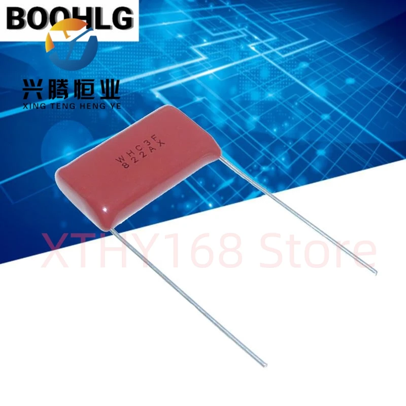 10PCS CBB Thin film capacitor 3000V 822J 3KV 822 8200P 8.2NF  P=22.5mm