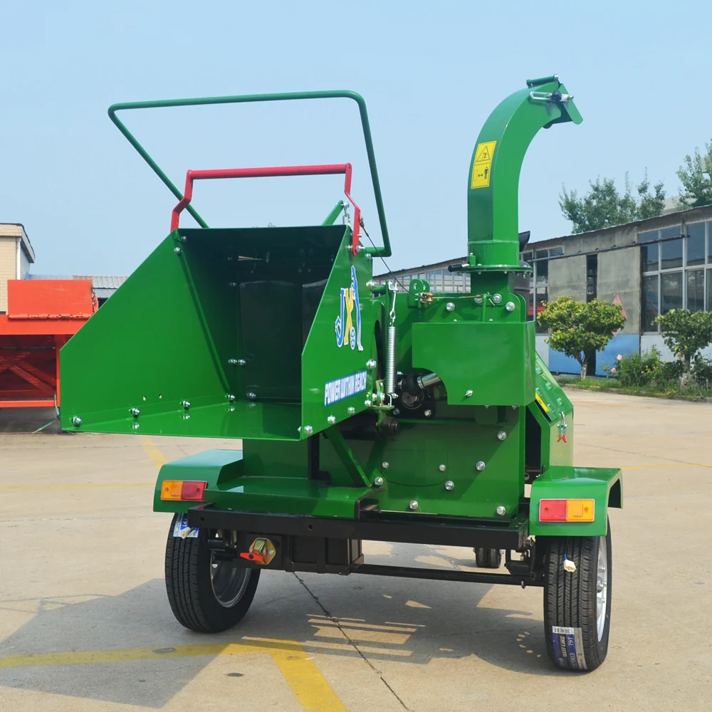 40hp 50hp 80hp 100hp Mobile Mini diesel Shredder Track Wood Chipper Machine Tree Branch Small Crawler Shredder Wood Chipper