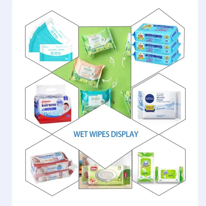 Factory Price Wet Wipes Machines High Speed Machinery Full Automatic 5-30 Pcs/pack Wet Wipes Making Machine