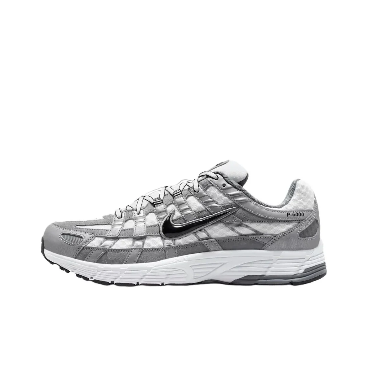 Nike P 6000 Breathable Low top Running Shoes Men's White Gray IR2004-100