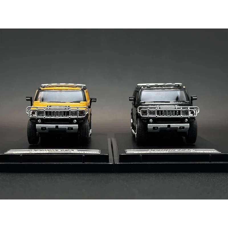 Lulu 1:64 h2 suv druckguss diorama auto modell sammlung miniatur spielzeug