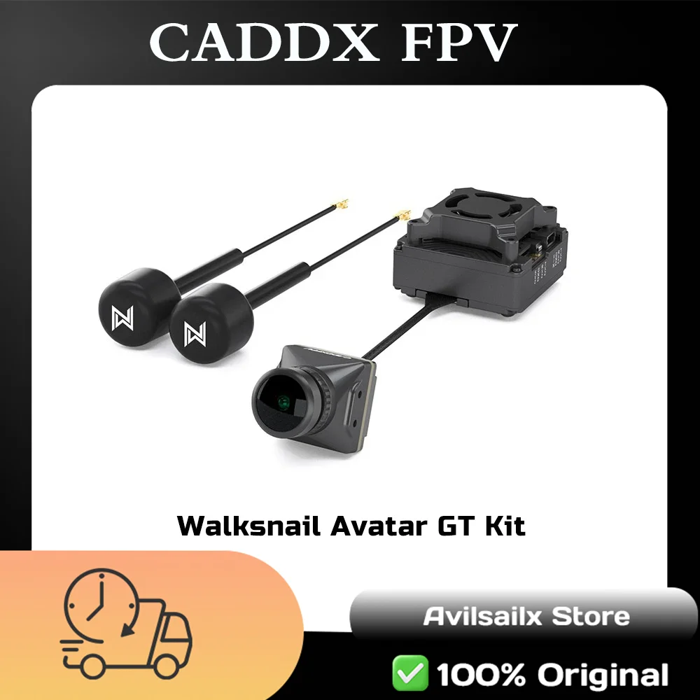 Walksnail Avatar GT Kit 2W 5.8G VTX 5.725-5.850GHz With HD Pro 1080P 60fps Camera Gyroflow Ready for FPV Racing Drone