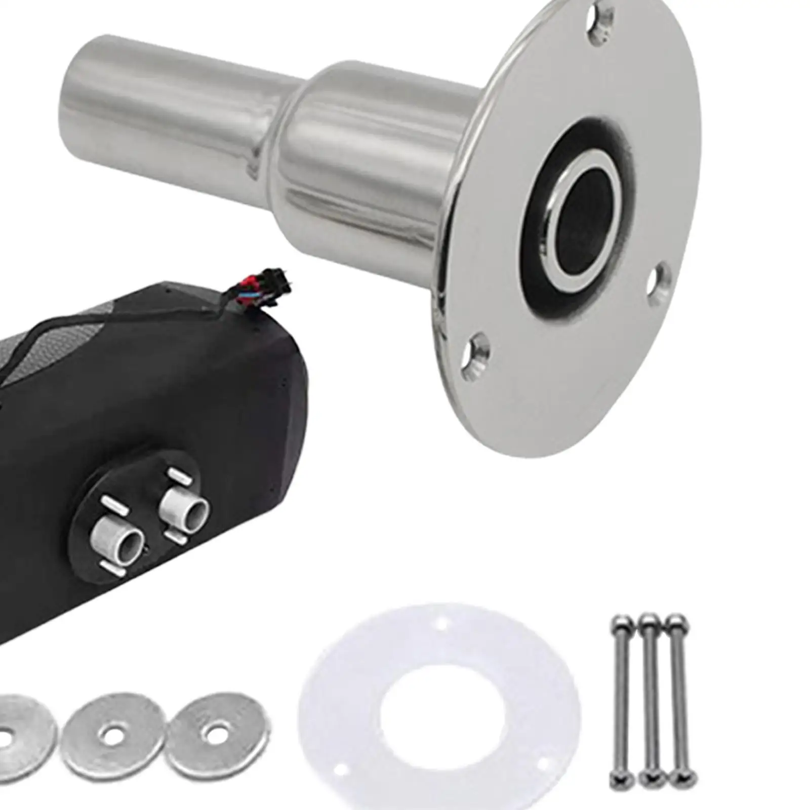 thru Hull Exhaust Skin Tube Pipe Socket for Parking Heaters Hose image 5
