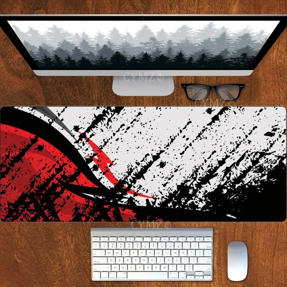Ilustração de estética visual mouse pad tapete de mesa tapetes de jogos de borracha antiderrapante acessórios de mesa adequados para escritório e jogos