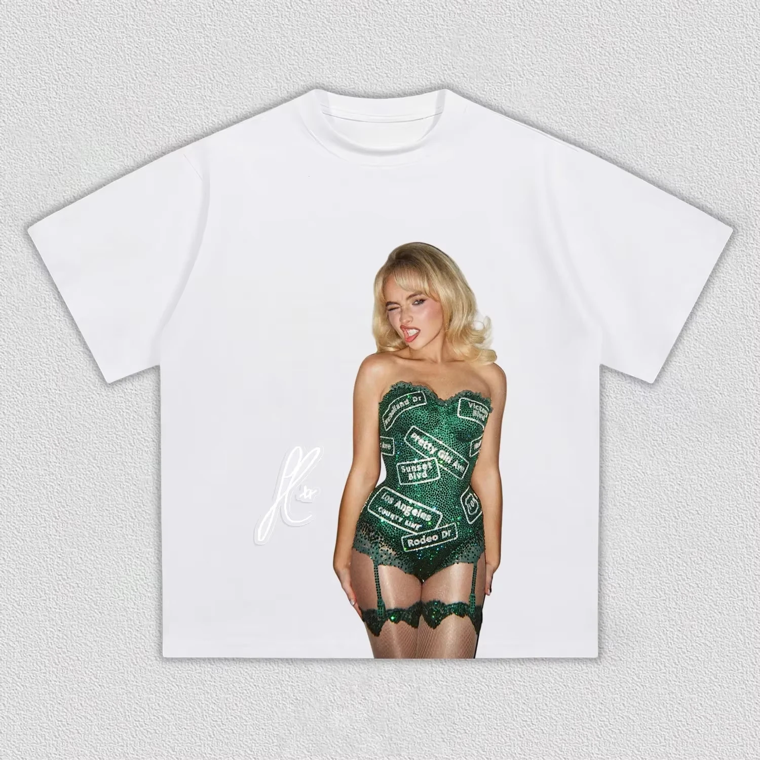 Hot Sabrina Carpenter Graphic T Shirt Retro Pop Star Tour Merch Streetwear Cotton Oversized Tee Lightweight Breathable Clothes