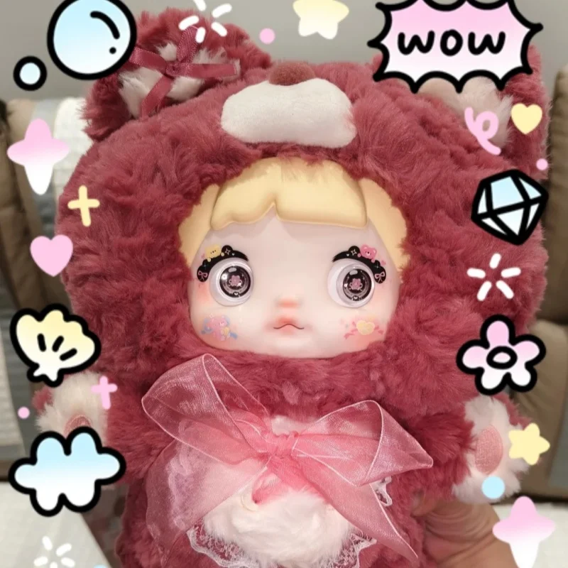 

100% подлинный запас Nommi 400% Goodnight Bear Big Baby Series, плюшевая слепая коробка, модные и милые игрушки, игрушки для девочек, подарки на день рождения