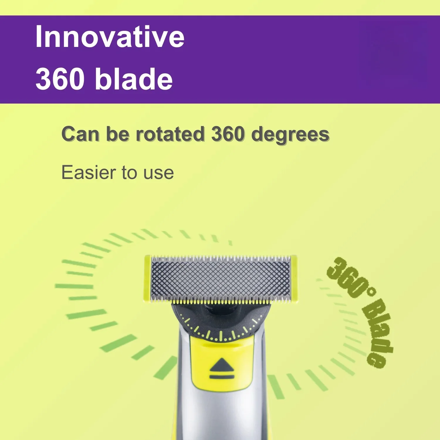 Philips Norelco Shaver One Blade 360 QP2834/20,with 2 Replacement Blades