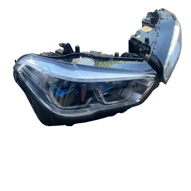 New High Quality X5 Series G05 Front Left and Right  LED Headlights Steering Auxiliary Headlights Dynamic Blue Eyes for BMW