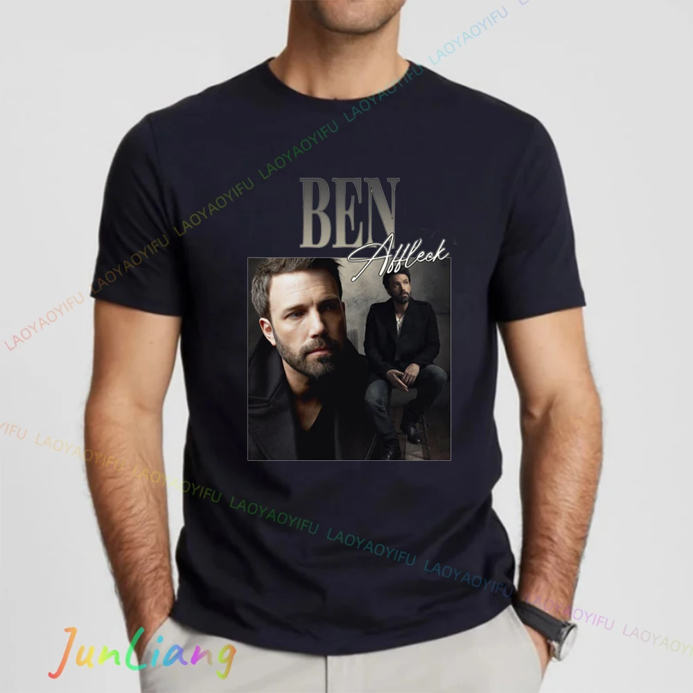 Ben Affleck Effen Shirt Tv-Show Film Fan T-Shirt Mannen T-Shirt 100% Katoen Streetwear Y 2K Vintage Top Dames T-Shirts Kleding