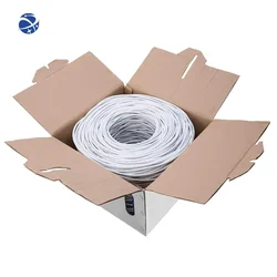 Bulk Cable 200m 305m 500m 1000ft Per Roll Cat5e Cat6 Cat7 Cat8 Network Bulk Lan Cable 305m 1000ft Easy Pull Box Bare Copper