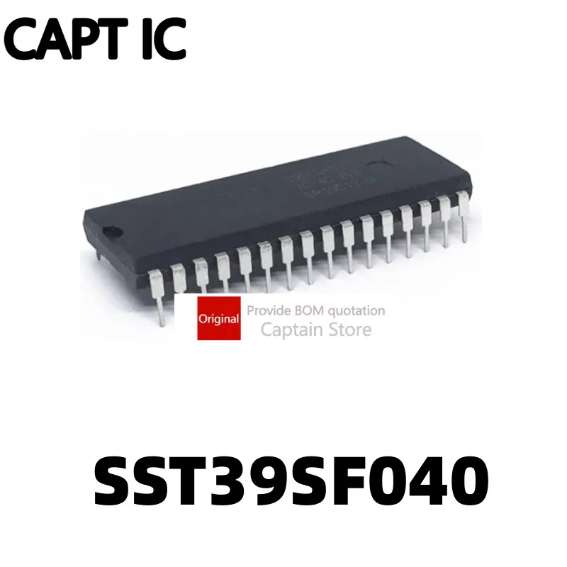 5PCS  SST39SF040 SST39SF040-70-4C-PHE Inline DIP32 Memory Chip