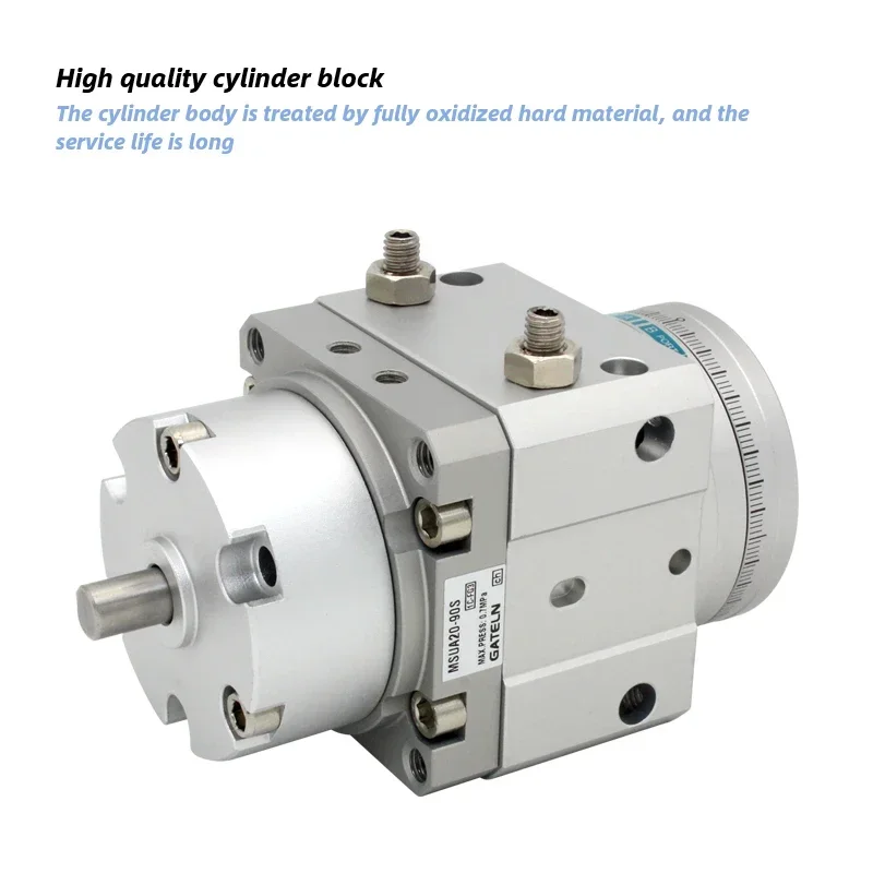 MSUB MDSUB 1 3 7 20-90S 180S Side Ported Type MSU Rotary Table/Pneumatic Cylinder MSUA MDSUA 1 3 7 20-90S 180S
