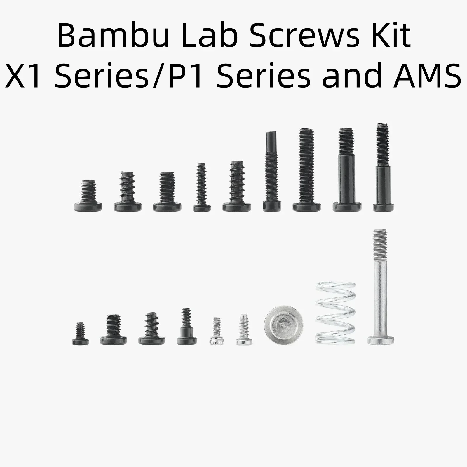 Bambu Lab Screws Kit - X1 Series/P1 Series/A1 Series and AMS lite Top Mount Screws Kit High Quality Brand Original Screws