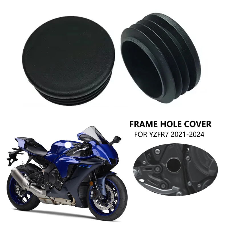 For YAMAHA YZFR7 YZF-R7 YZF R7 2021 2022 2023 2024 Motorcycle Frame Hole Cover Caps Plug Decorative Frame Cap Set