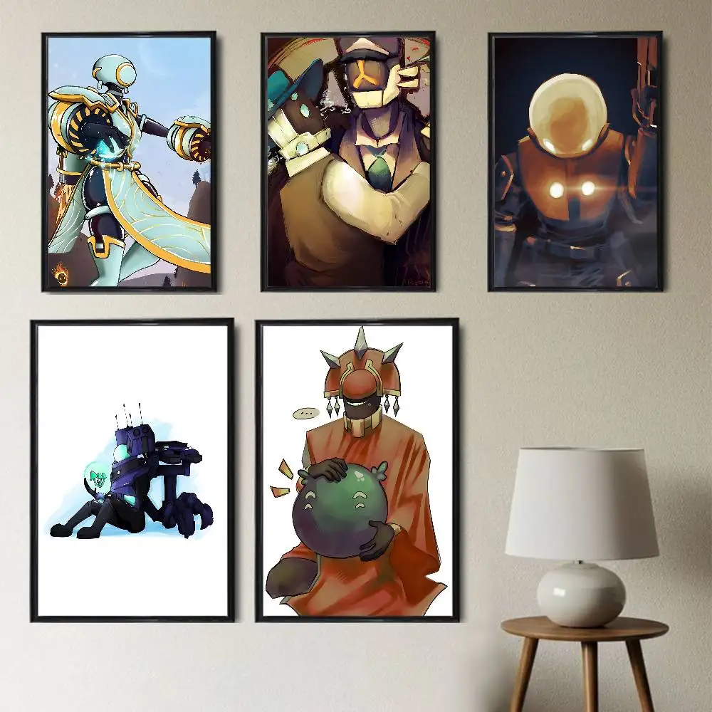 Loader game Risk of Rain Poster Trendy Wall Art For Coffee Office Bar Decoration Best Gift Good Sticker Printed On PP Paper