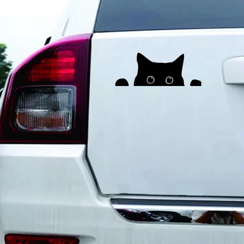 Car Sticker Funny Peeping Cat Vinyl Decal Car Auto Stickers for Bumper Window Decorations