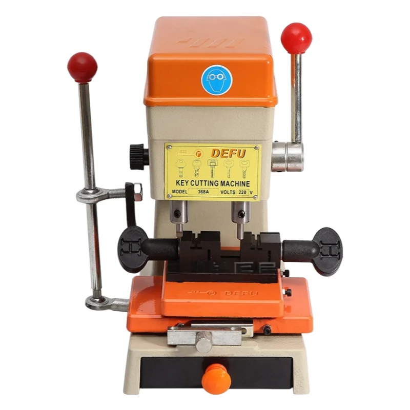 KOTUMY 368A Electric Vertical Key Cutting Machine 110/220V, Precise Key Duplicating Copier Machine for Locksmith Shop Daily Use