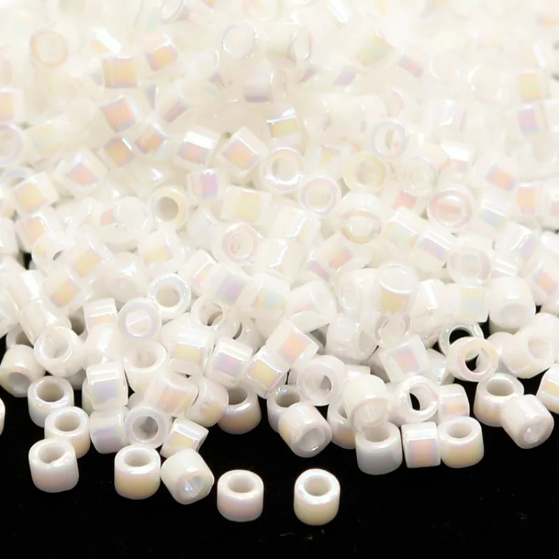 10g japonia Miyuki Delica koraliki DB11/0 połysk kolor tęczy urok na bransoletkę tworzenia biżuterii naszyjnik Diy akcesoria