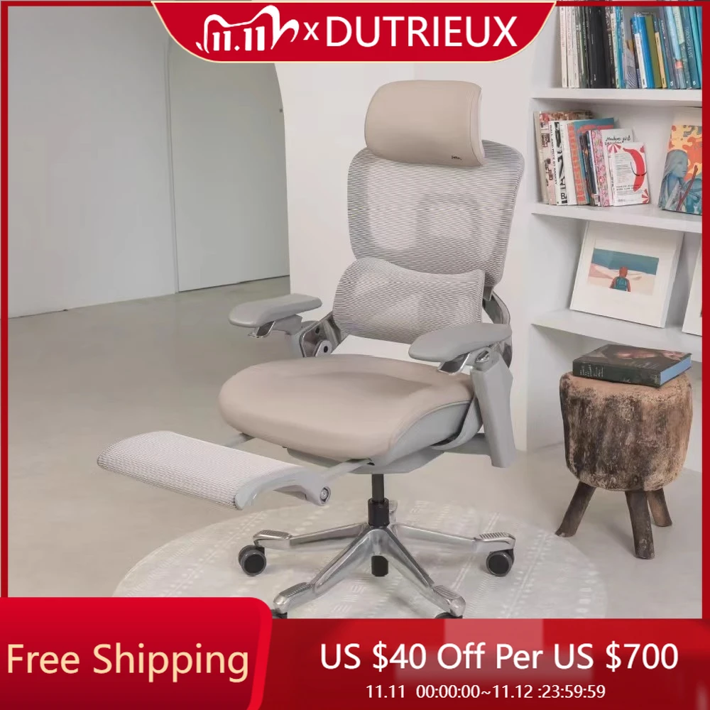 Wheels Cheap Office Chair Lazy Executive Girl Headrest Elastic Gaming Chair Breathability Solid Metal Muebles Home Furniture