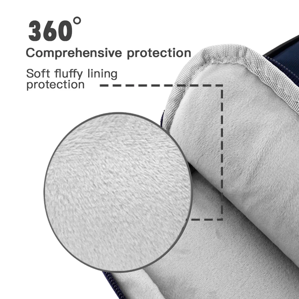 Bolsa de ombro protetora para laptop 360 para 13 14 15 16 polegadas MacBook Air/Pro Business Notebook maleta para ASUS HP ThinkPad