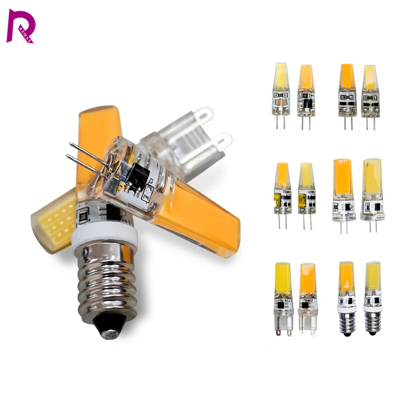 

2-6pcs G4 LED Bulb 3W 6W DC AC 12V 220V Lampada COB Led G9 Lamp Light for Crystal Chandelier E14 Lights Lamps SMD LED Bulb