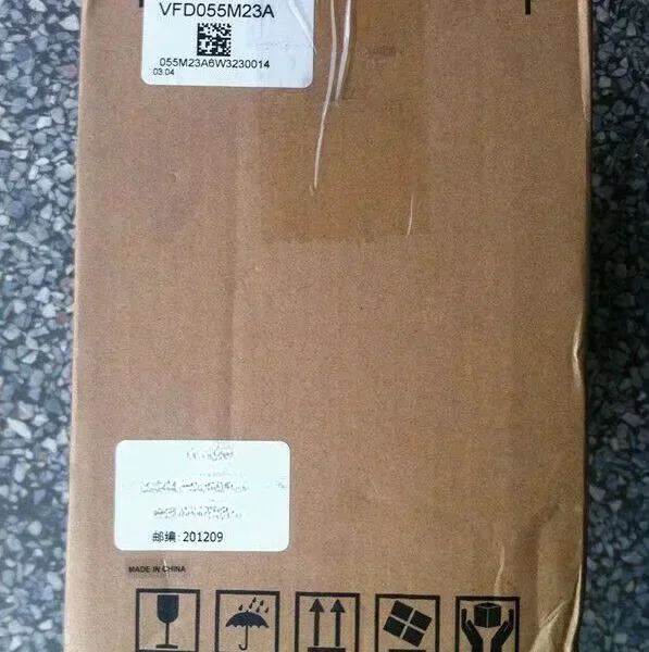 

New in Box Vfd Drive Vfd055m23a 3phase 220v 5.5kw 7.5hp 0.1~400hz Brand Original Spot