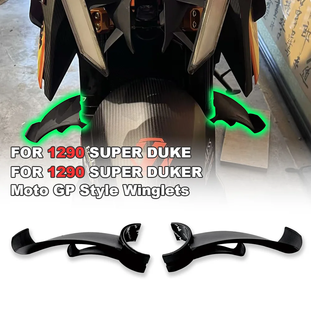 

For KTM 1290 SUPER DUKE/R Motorcycle Front Damper Wing Modification Trim GP Aerodynamics Fixed Wing Side Lower Force Spoiler