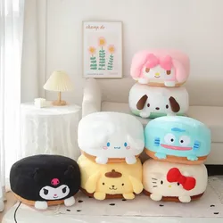 Sanrio śliczne miękkie siedzisko poduszka Kuromi Cinnamoroll moja melodia poduszka siedząca Pochacco wygodna poduszka podłogowa Plushie antypoślizgowa