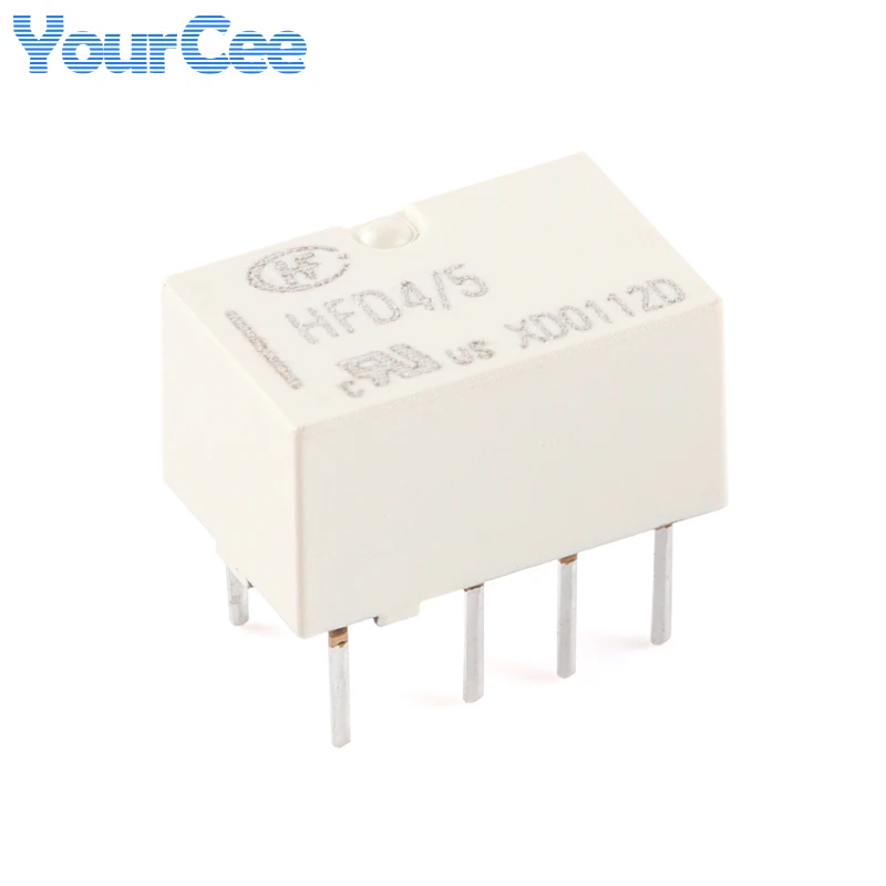 5 SZT./1 SZT. Mini Przekaźnik Sygnałowy HFD4 HFD4-S HFD4-3 HFD4-5 HFD4-12 HFD4-24 3VDC 3V 5V 12V 24V 8 Pinów Do Bezpośredniego Montażu — zdjęcie produktu 5