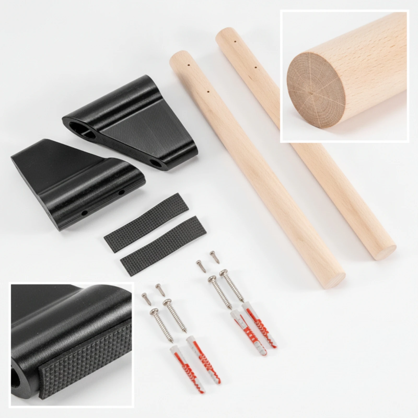 Wieszak na rower z drewnianymi – Cycling Gear Wall Hanger recenzja i cena