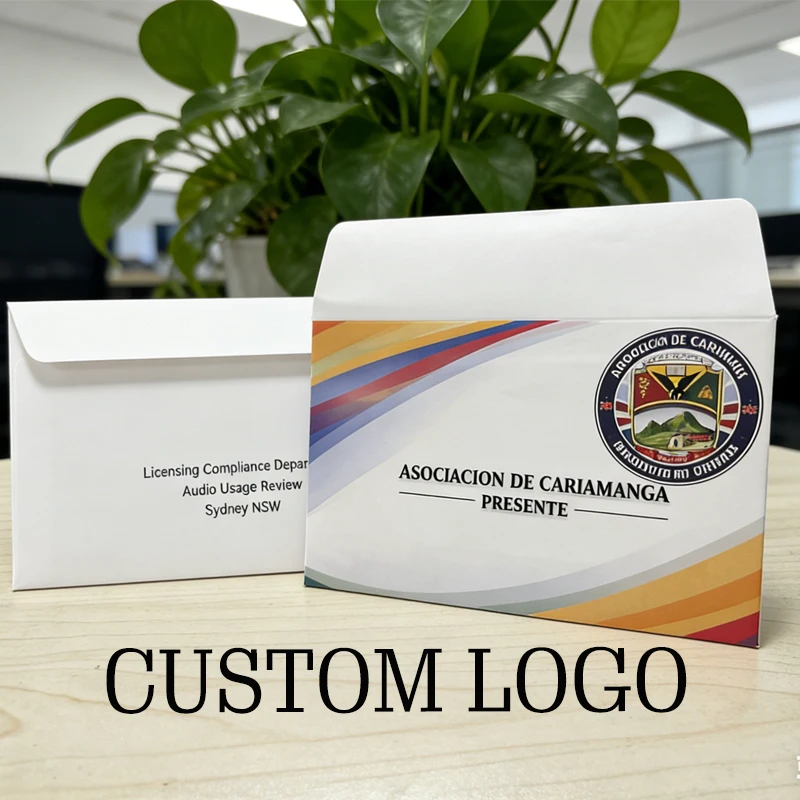 

Цветные конверты на заказ, роскошные свадебные приглашения с индивидуальным логотипом, печатные бумажные конверты, новые упаковочные конверты