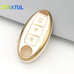 Shell Fob For Nissan Qashqai Juke J10 J11 X-Trail T32 T31 Kicks Tiida Pathfinder Note For Infinite TPU Car Remote Key Cover Case