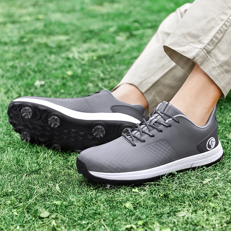 Professional Luxury Golf Shoes Outdoor Waterproof Non-Slip Golf Sneakers Men Casual Athletic Golfer Footwear Golfing Sport Shoes