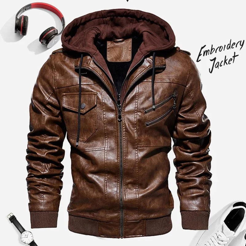 

Mens Jackets and Coats Winter Men's Sweat-shirt Clothes for Teenagers Sweatshirt With Zipper Hooded Man Knitted Coat Cold Parka